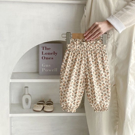 3-24M Baby Girls Floral Trousers  Baby Boutique Clothing   
