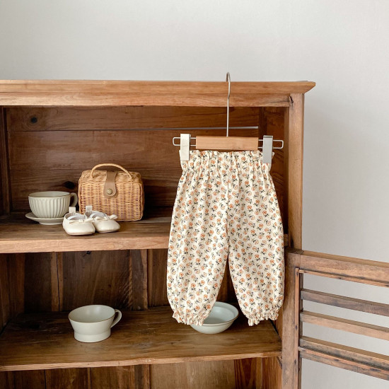 3-24M Baby Girls Floral Trousers  Baby Boutique Clothing   