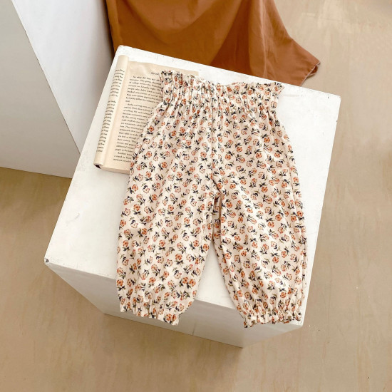 3-24M Baby Girls Floral Trousers  Baby Boutique Clothing   