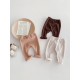 3-24M Baby Solid Color Ribbed Pants  Baby Clothes   