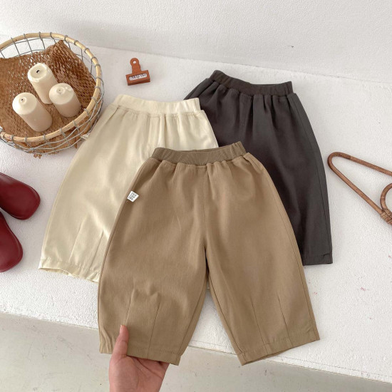 3-24M Baby Solid Color Cargo Trousers  Baby Clothes Suppliers   