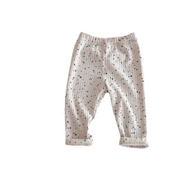 3-24M Baby Girls Polka Dot High Waisted Stretch Leggings  Baby Clothing   