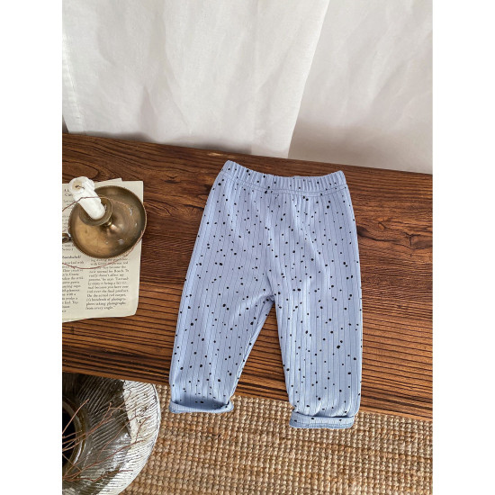 3-24M Baby Girls Polka Dot High Waisted Stretch Leggings  Baby Clothing   