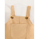 6-24M Baby Boys Khaki Pocket Button Overalls With Hats  Baby Clothing   