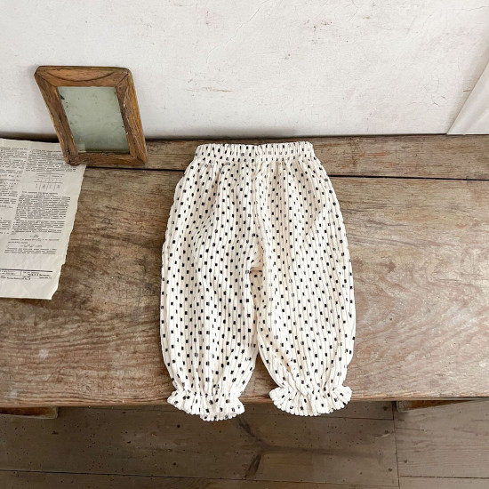 3-24M Baby Girls Corduroy Printed High Waist Pants  Baby Boutique Clothing   