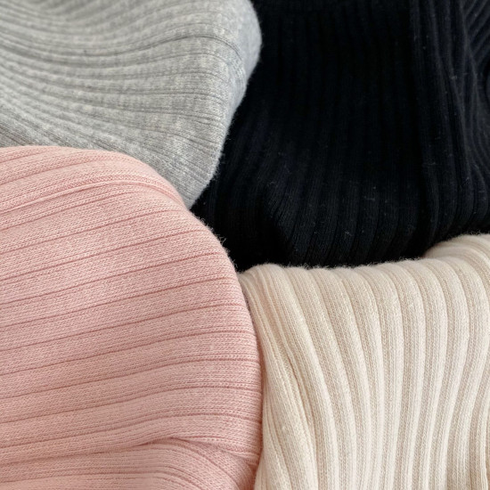 3-24M Baby Girls High-Waisted Ribbed Slits Bow Flared Trousers  Baby Clothes   