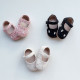 3-18M Baby Girls Pearl Rabbit Velcro Shoes  Accessories   