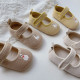 3-18M Baby Girls Velcro Duck Embroidered Soft Bottom Shoes  Accessories   