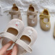 3-18M Baby Girls Velcro Duck Embroidered Soft Bottom Shoes  Accessories   