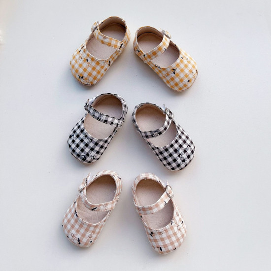 Plaid Floral Polka Dot Baby Toddler Shoes  Accessories   