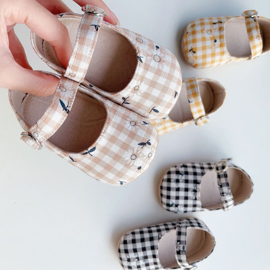 Plaid Floral Polka Dot Baby Toddler Shoes  Accessories   