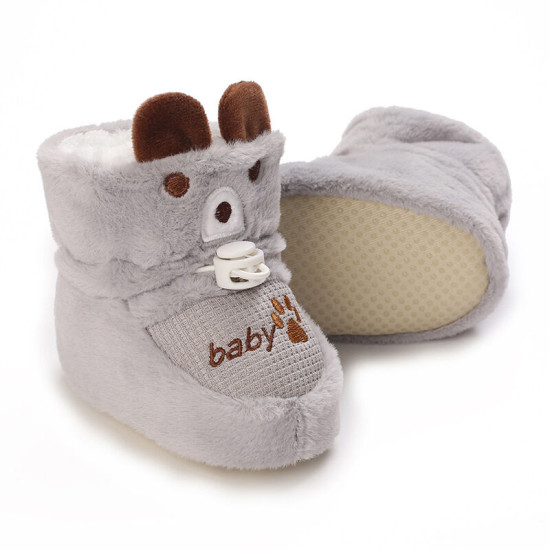 3-18M  Baby Winter Non-Slip Sole Cotton Shoes   