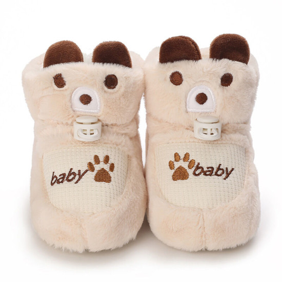 3-18M  Baby Winter Non-Slip Sole Cotton Shoes   