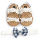 3-18M Baby Girls Polka Dot Soft Bottom Ruffled Sandals  Baby Shoes   