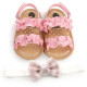 3-18M Baby Girls Polka Dot Soft Bottom Ruffled Sandals  Baby Shoes   