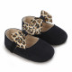 0-18M Baby Girls Leopard Print Bow Non-Slip Shoes  Accessories   