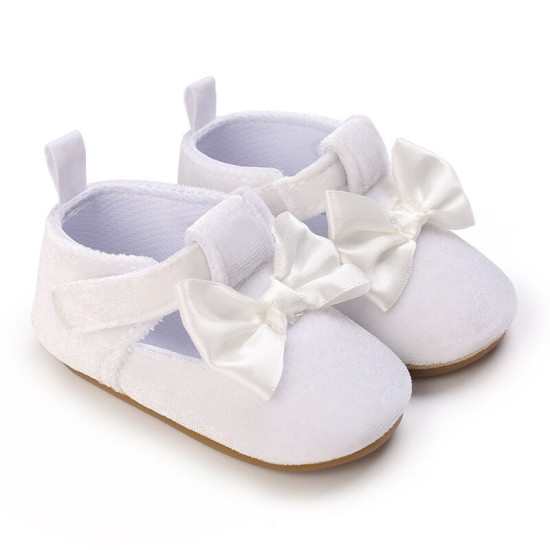 3-18M Baby Girl Bow Princess Shoes With Non-Slip Rubber Soles  Accessories Vendors   