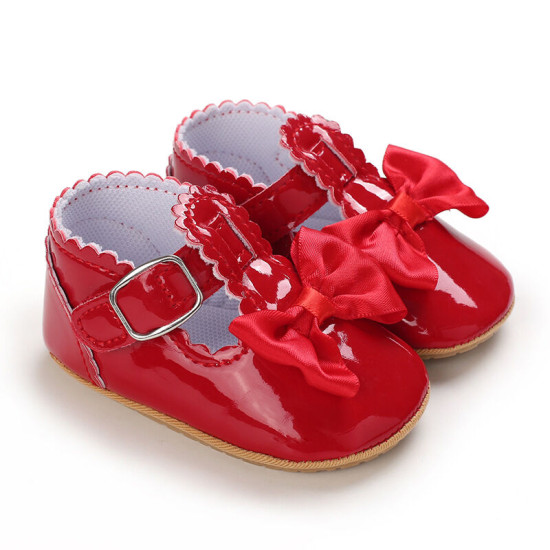 3-18M Baby Girl Bow Shoes Non-Slip Rubber Soles  Accessories Vendors   