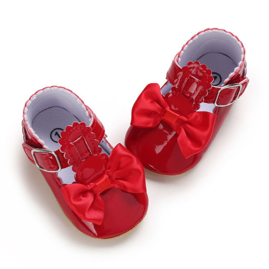3-18M Baby Girl Bow Shoes Non-Slip Rubber Soles  Accessories Vendors   