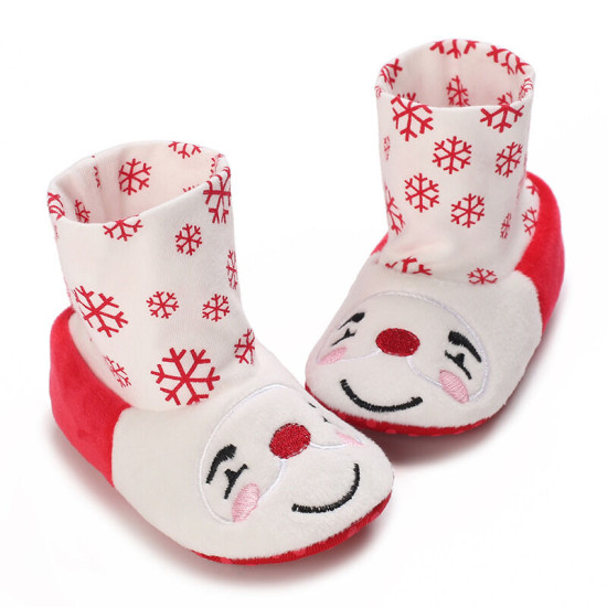 3-18M Unisex Baby Christmas Snowflake Socks Shoes  Accessories Vendors   