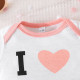 0-18M Baby Sets Letter Printed Bodysuit & Shorts  Girls Clothes   