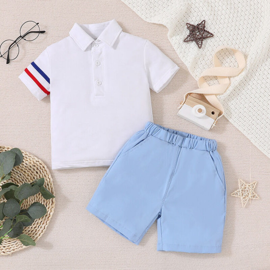 3M-3Y Baby Boys Summer Sports Two-Piece Set  Baby Clothing   