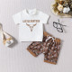 3M-3Y Baby Boys Sets Letter Bull Print Short-Sleeved T-Shirt Shorts  Baby Clothes   
