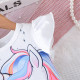 3M-3Y Baby Girls Unicorn Print T-Shirts Shorts  Baby Clothing   