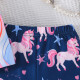3M-3Y Baby Girls Unicorn Print T-Shirts Shorts  Baby Clothing   
