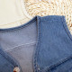 3M-3Y Baby Denim Vest Outwear With Pockets  Baby Clothing   