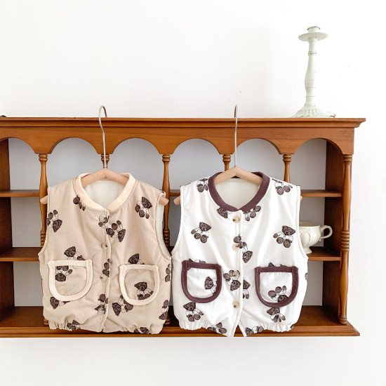 3-24M Baby Bear Fleece Vest  Baby Clothing   
