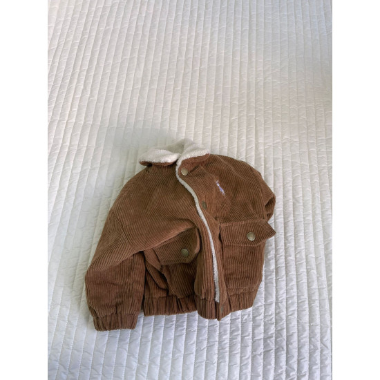 3-24M Baby Deer Cotton-Padded Corduroy Jacket With Lapels  Baby Clothing   