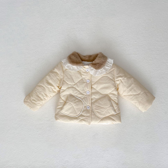 3-24M Baby Furry Lapel Coats  Baby Clothes   