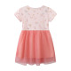 18M-7Y Toddler Girls Cartoon Floral Short Sleeve Dresses  Girls Clothes   