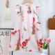 2-7Y Toddler Girls Flying Sleeve Cartoon Print Dresses  Girls Clothes   