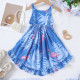 12M-5Y Toddler Girls Flamingo Print Ruffled Slip Dresses  Girls Clothes   