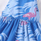 12M-5Y Toddler Girls Flamingo Print Ruffled Slip Dresses  Girls Clothes   