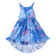 12M-5Y Toddler Girls Flamingo Print Ruffled Slip Dresses  Girls Clothes   