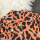 18M-6Y Toddler Girls Single Breasted Leopard Print Leather Jackets  Girls Clothes   