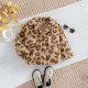 3-6Y Toddler Girls Leopard Print Plush Jackets  Girls Fashion Clothes   