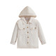 2-6Y Toddler Girls Long Sleeve Hooded Casual Cardigan Jackets  Girls Fashion Clothes   