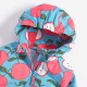 18M-7Y Toddler Girls Apple Print Hooded Zipper Jackets  Girls Clothing   