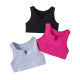 4-9Y Kids Girls Solid Color Three-Piece Tank Tops  Clothing Kidswear   