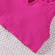 4-9Y Kids Girls Solid Color Three-Piece Tank Tops  Clothing Kidswear   