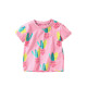 18M-7Y Toddler Girls Carrot Round Neck Casual T-Shirts  Girls Clothes   
