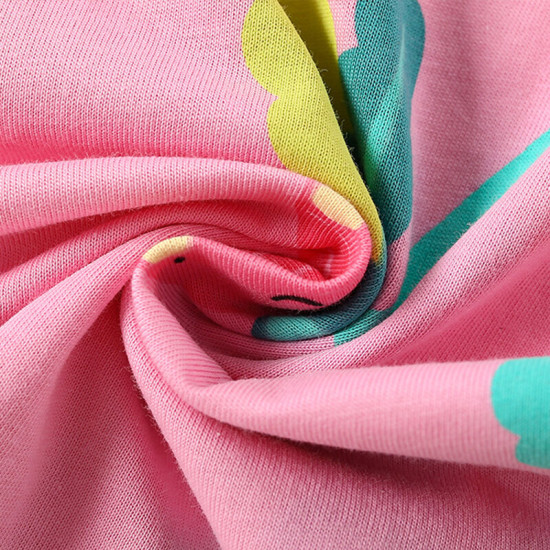 18M-7Y Toddler Girls Carrot Round Neck Casual T-Shirts  Girls Clothes   