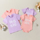 18M-6Y Toddler Letter Print Short Sleeves T-Shirts  Toddler Boutique Clothing   