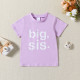 18M-6Y Toddler Letter Print Short Sleeves T-Shirts  Toddler Boutique Clothing   