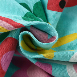 18M-7Y Toddler Girls Floral Print Short Sleeve T-Shirts  Girls Clothing   