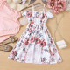 4-9Y Kid Girls Resort Floral Ruffle Camisole Jumpsuit  Kids Clothing   
